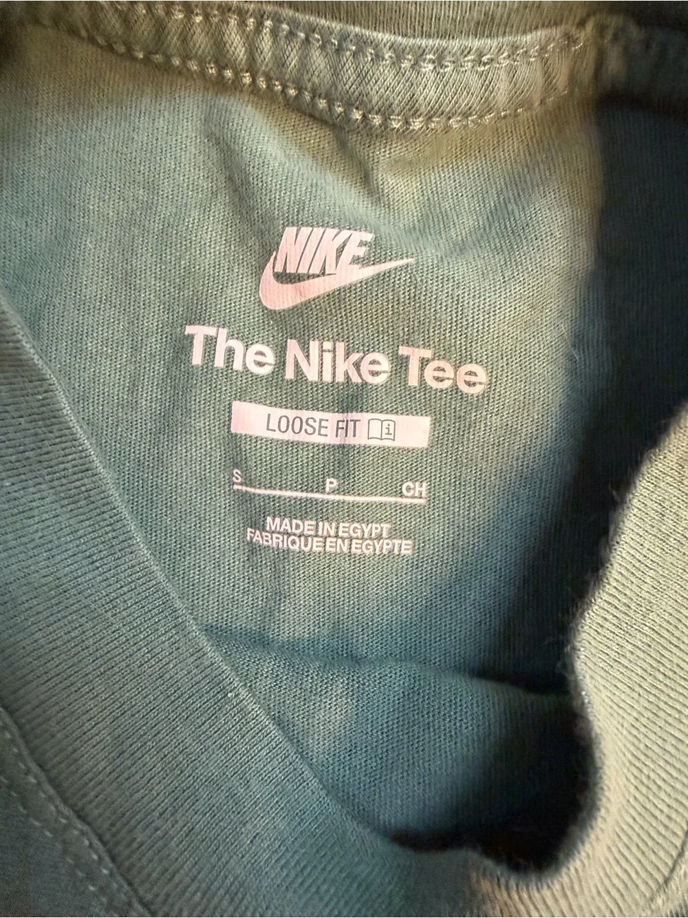 Nike Kids Green Short Sleeve Crew Tee with White Swoosh